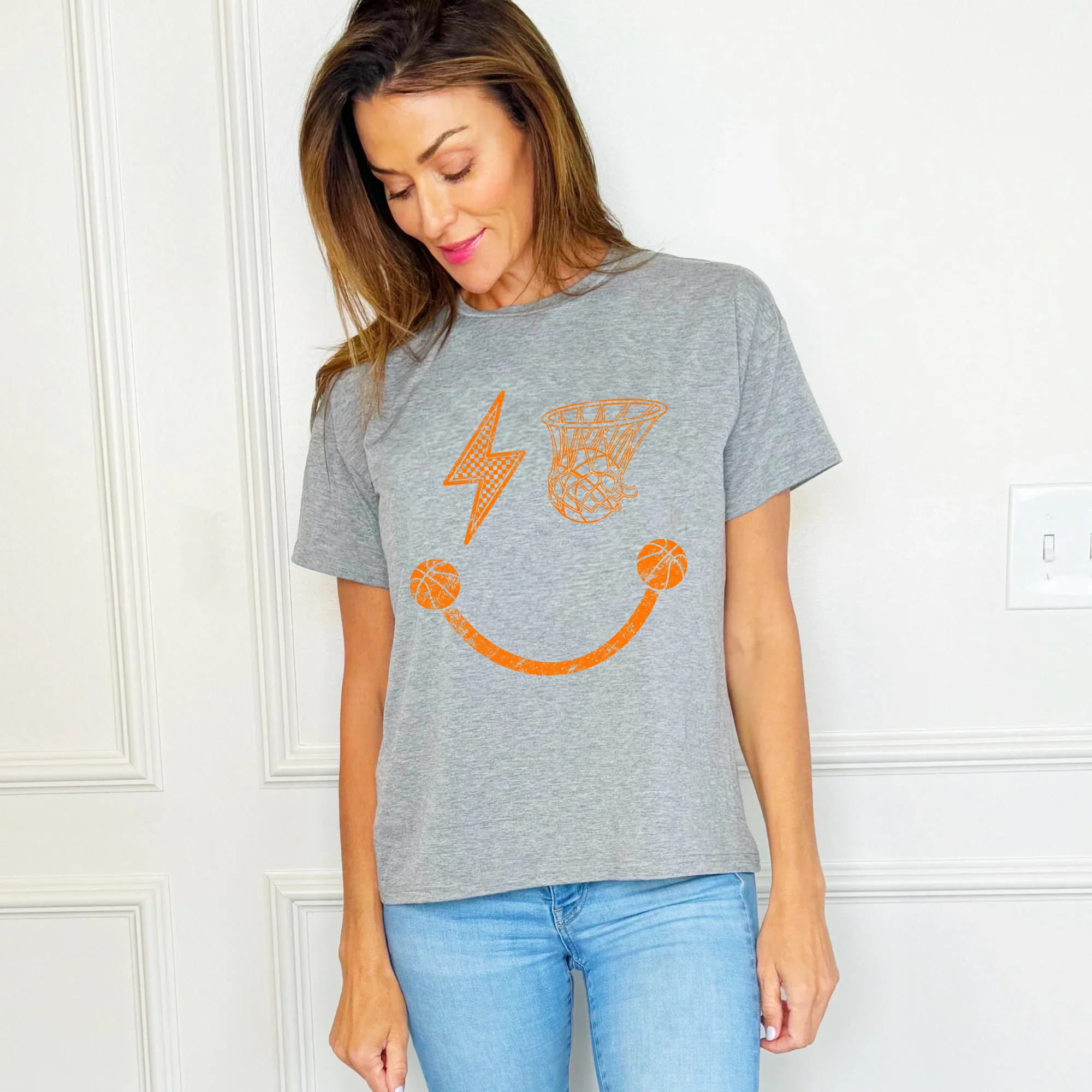 Basketball Smiley Tee - Image 3