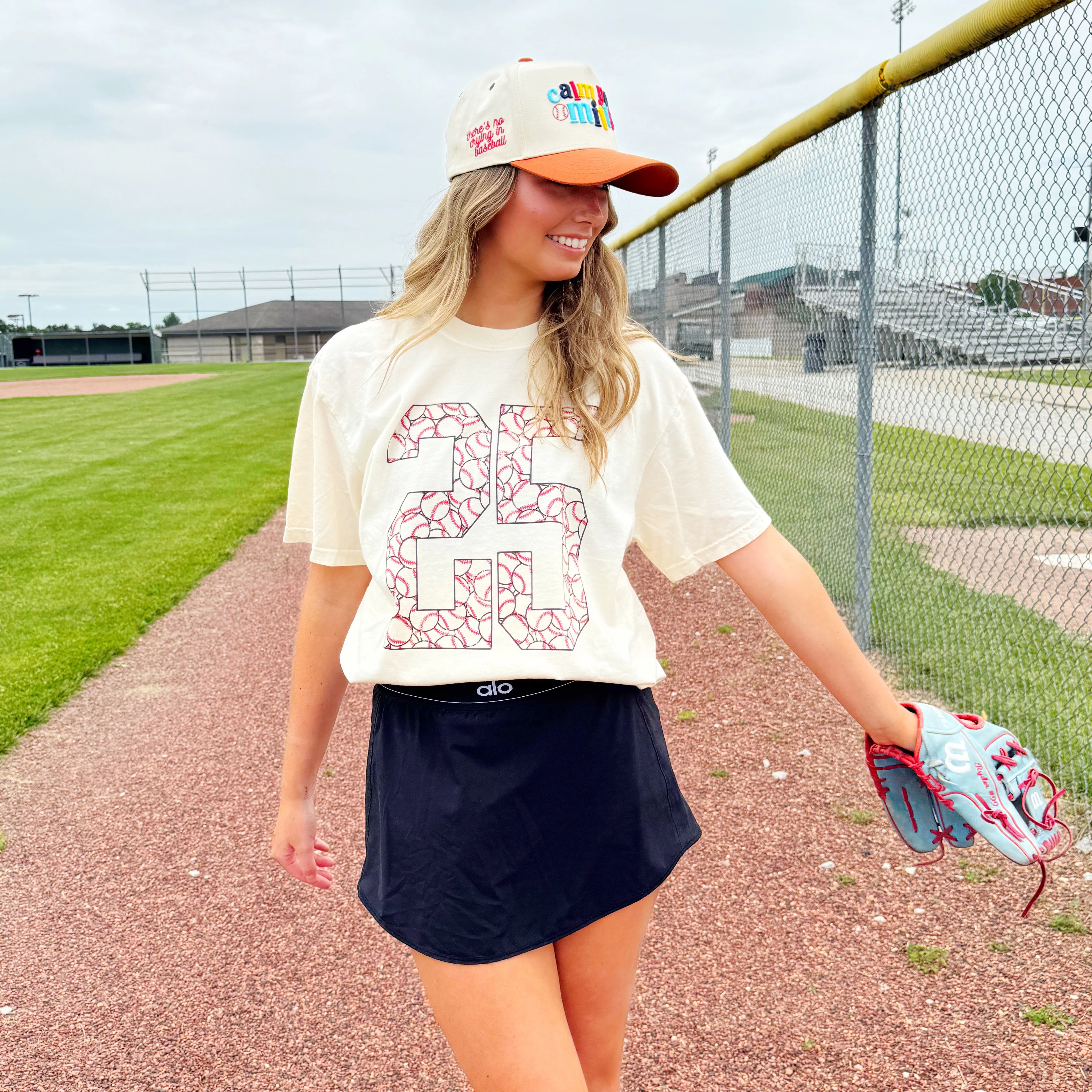 Custom Baseball Number Y & A Tee - Image 3