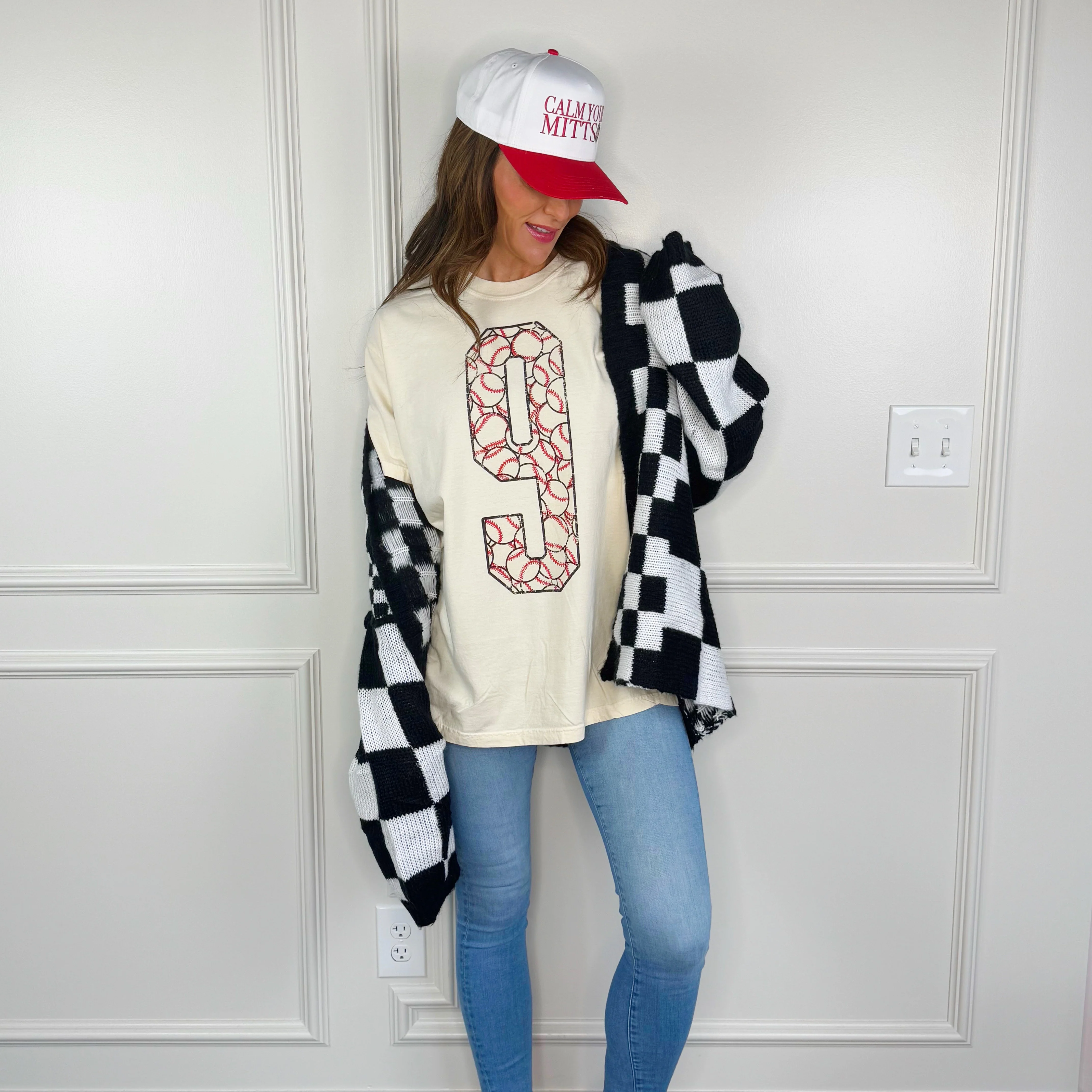Custom Baseball Number Y & A Tee - Image 5