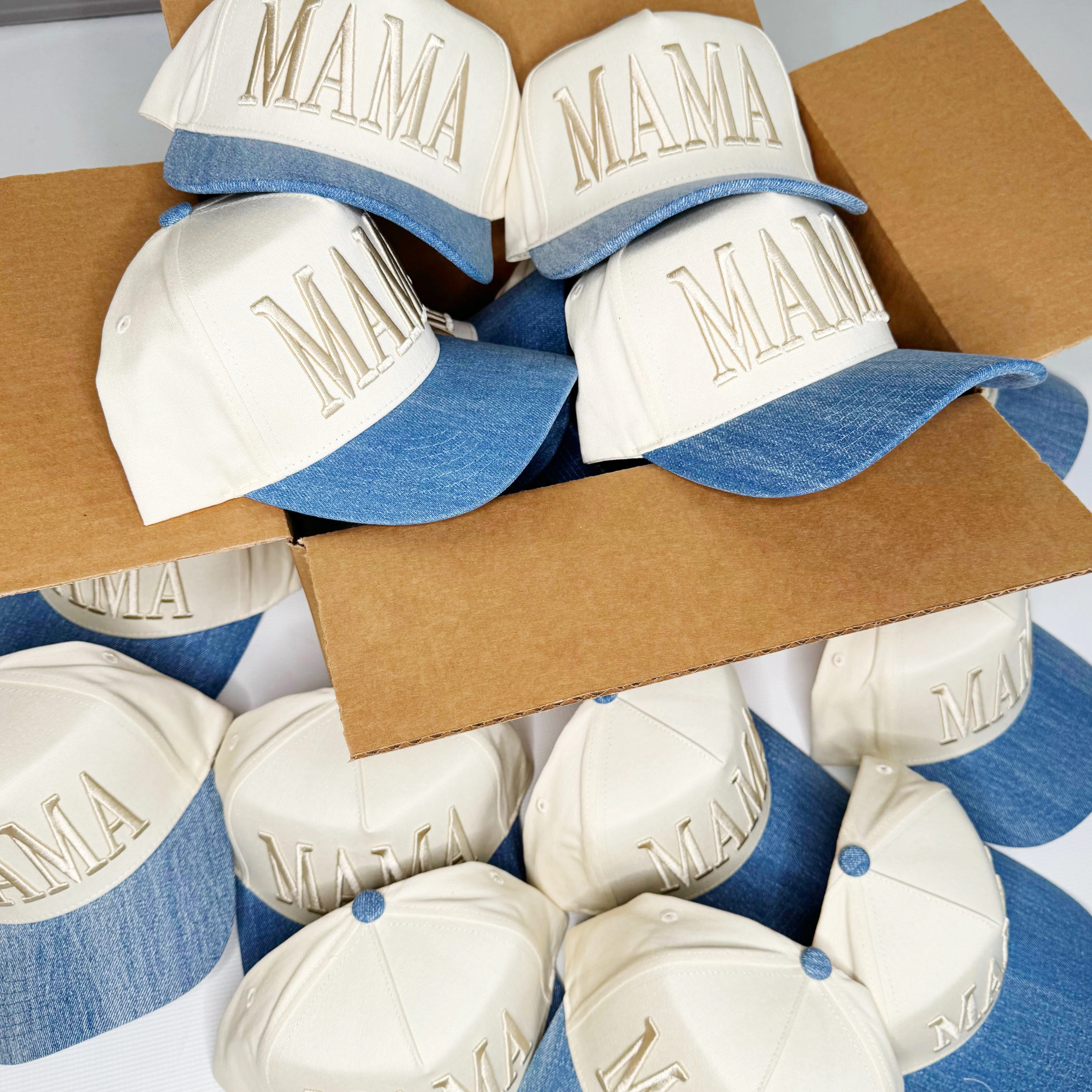 Denim MAMA Hat - Image 3