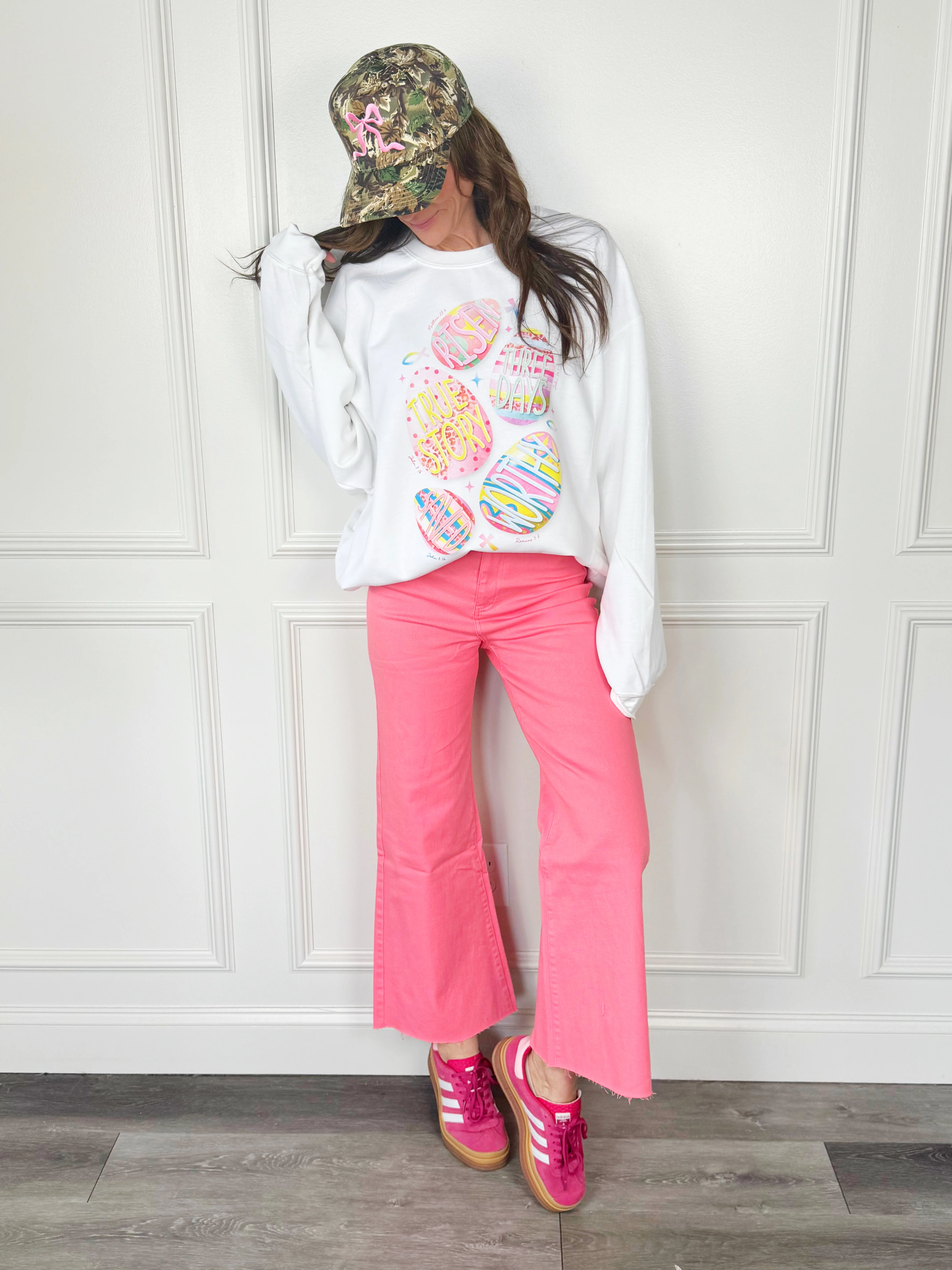 Faith Easter Eggs Youth & Adult Sweatshirt - Image 3