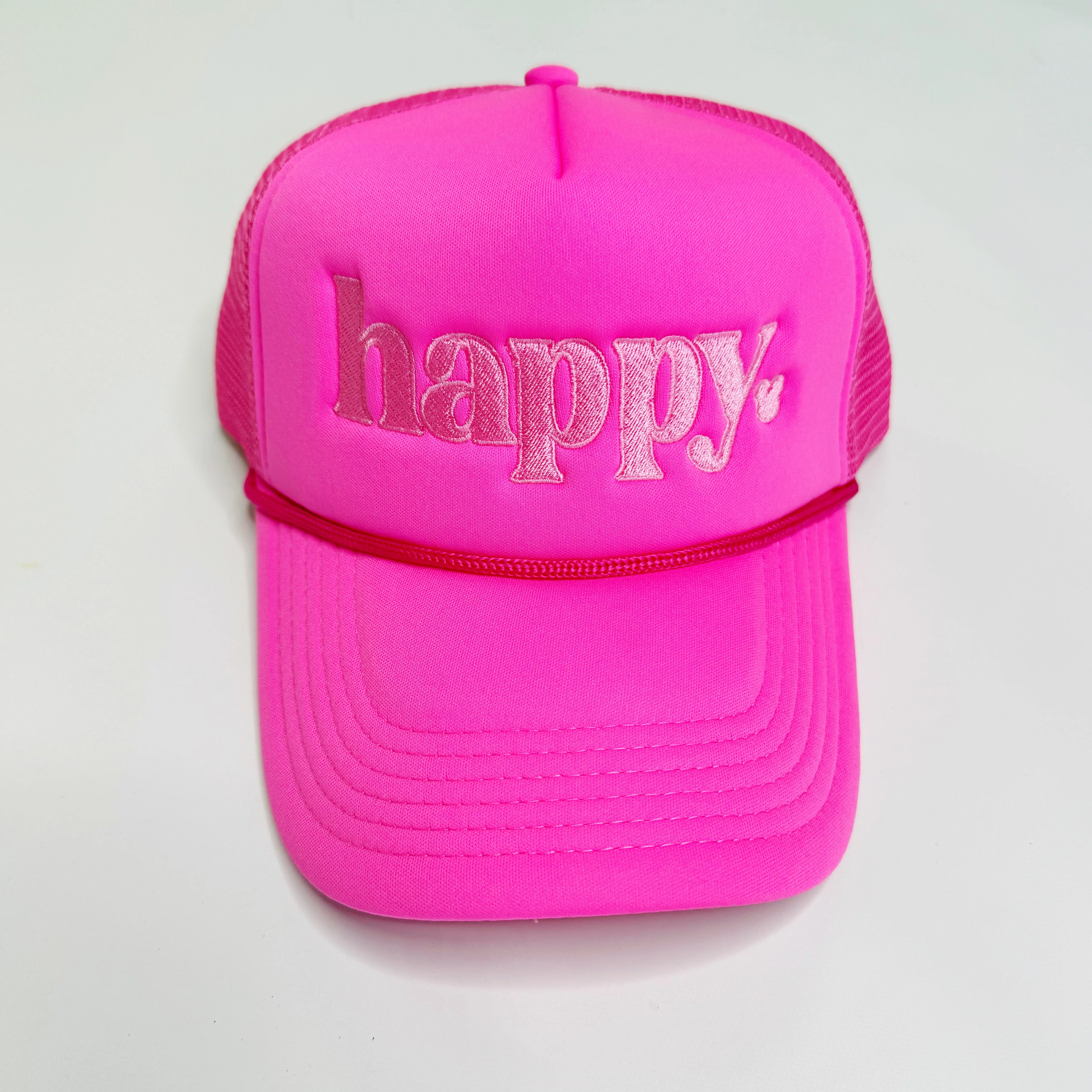 happy. Trucker Hat - Image 4