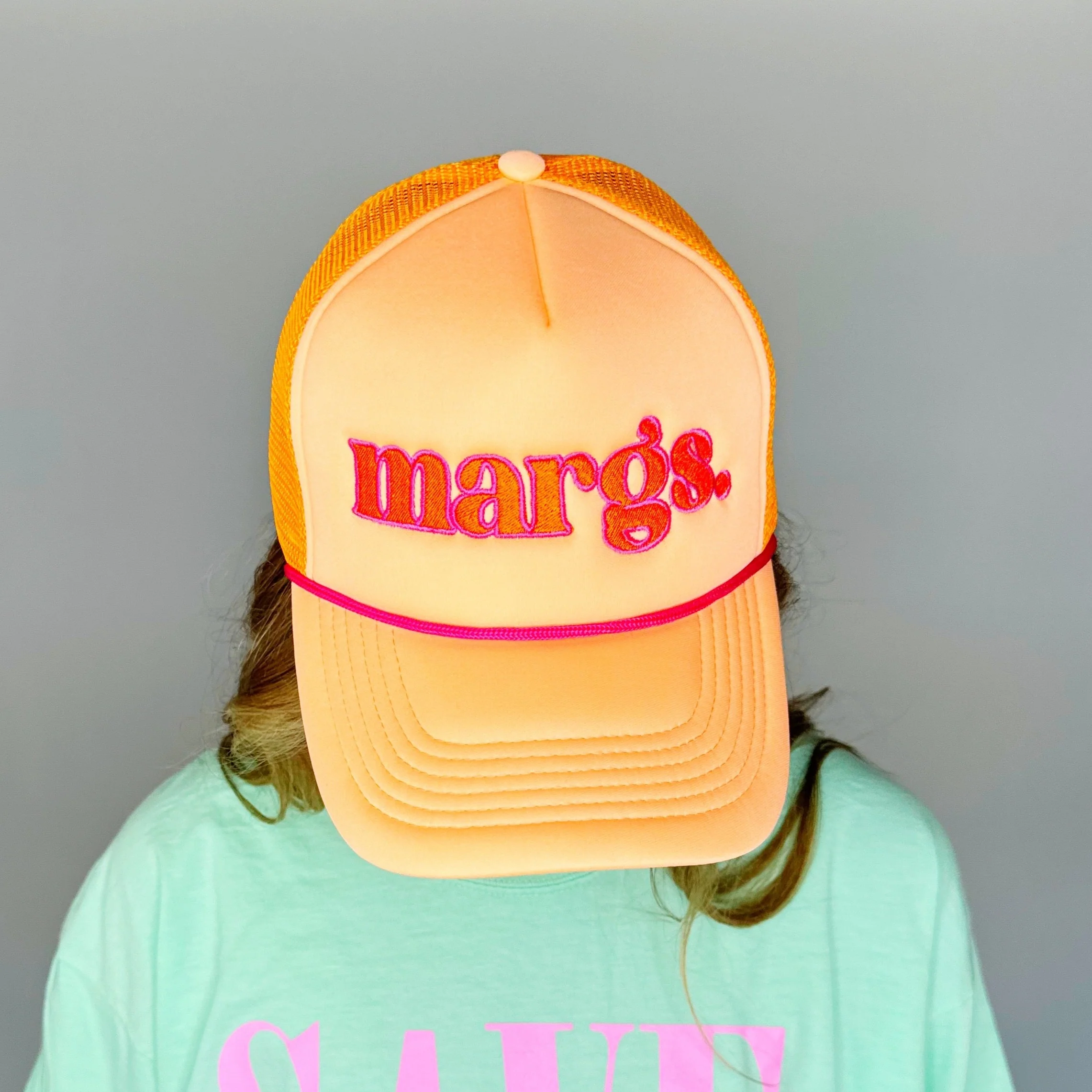 Margs Embroidered Trucker Hat - Image 8