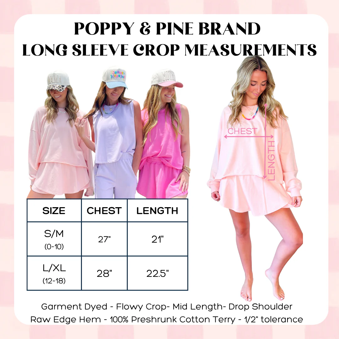 Pink Long Sleeve Crop - Image 3