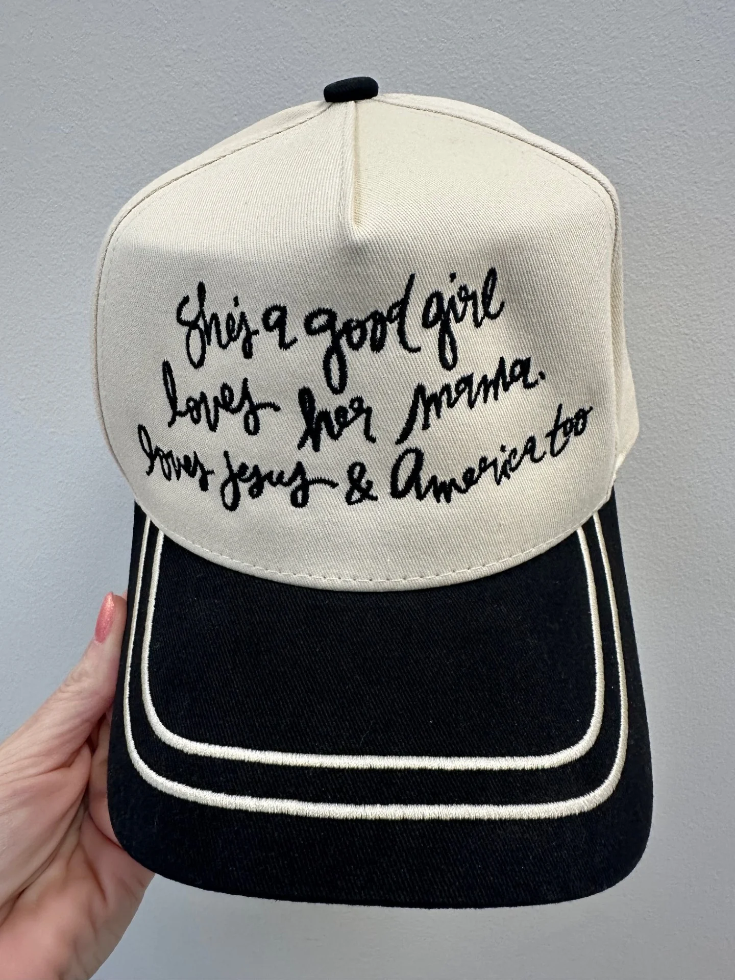 Shes a Good Girl Trucker Hat - Image 4